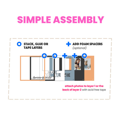 Me and My Auntie Picture Frame Shadow Box Project