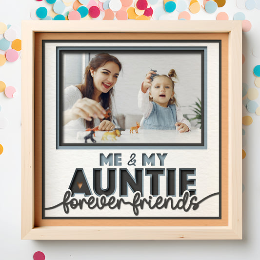 Me and My Auntie Picture Frame Shadow Box Project