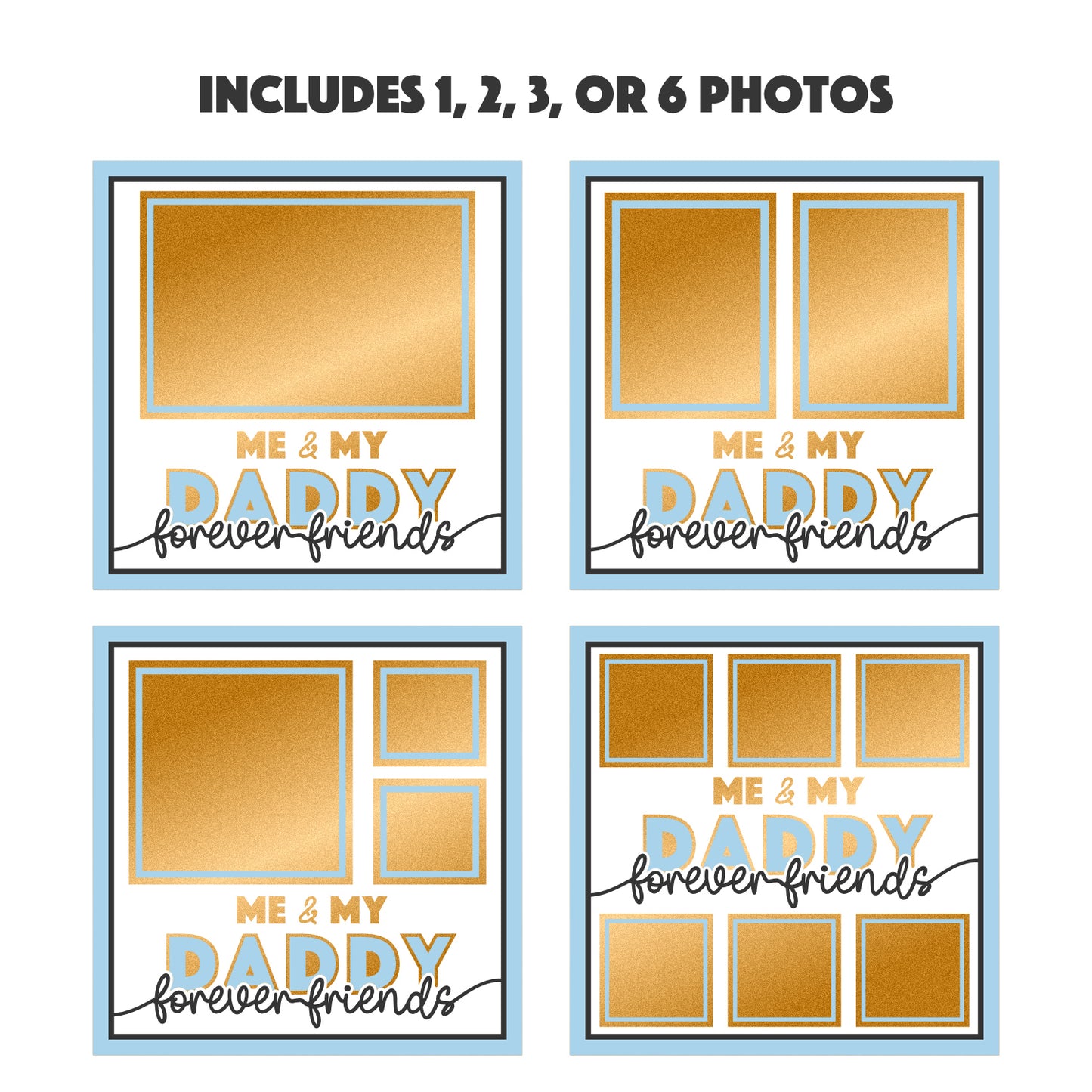 Me and My Daddy Picture Frame Shadow Box Project