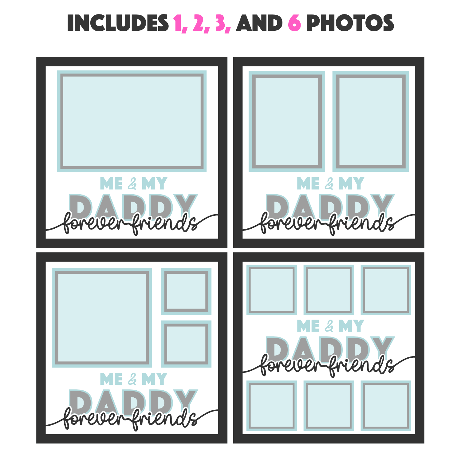 Me and My Daddy Picture Frame Shadow Box Project