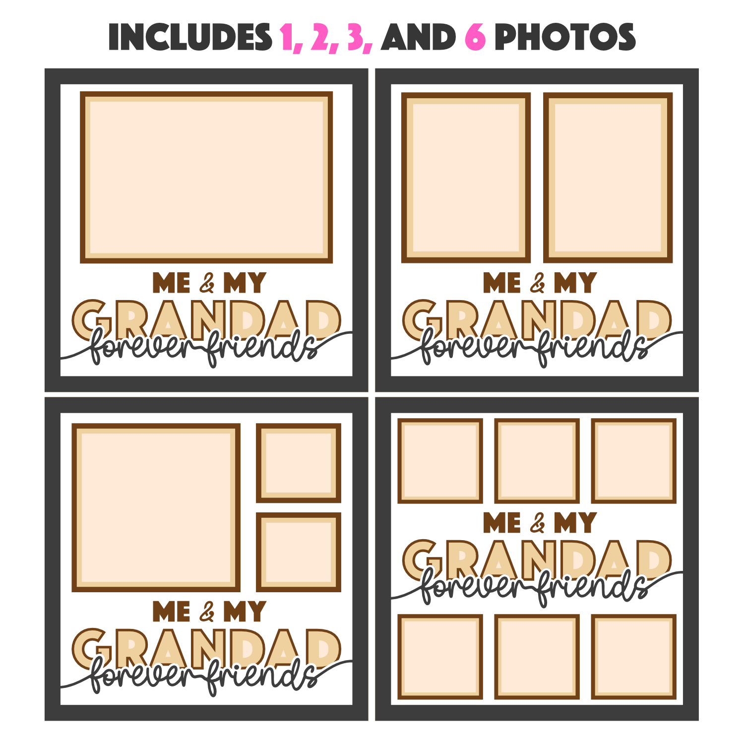 Me and My Grandad Picture Frame Shadow Box Project