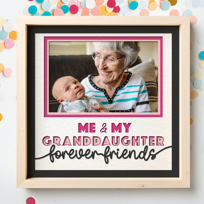 Me and My Granddaughter(s) Layered SVG Picture Frame Project