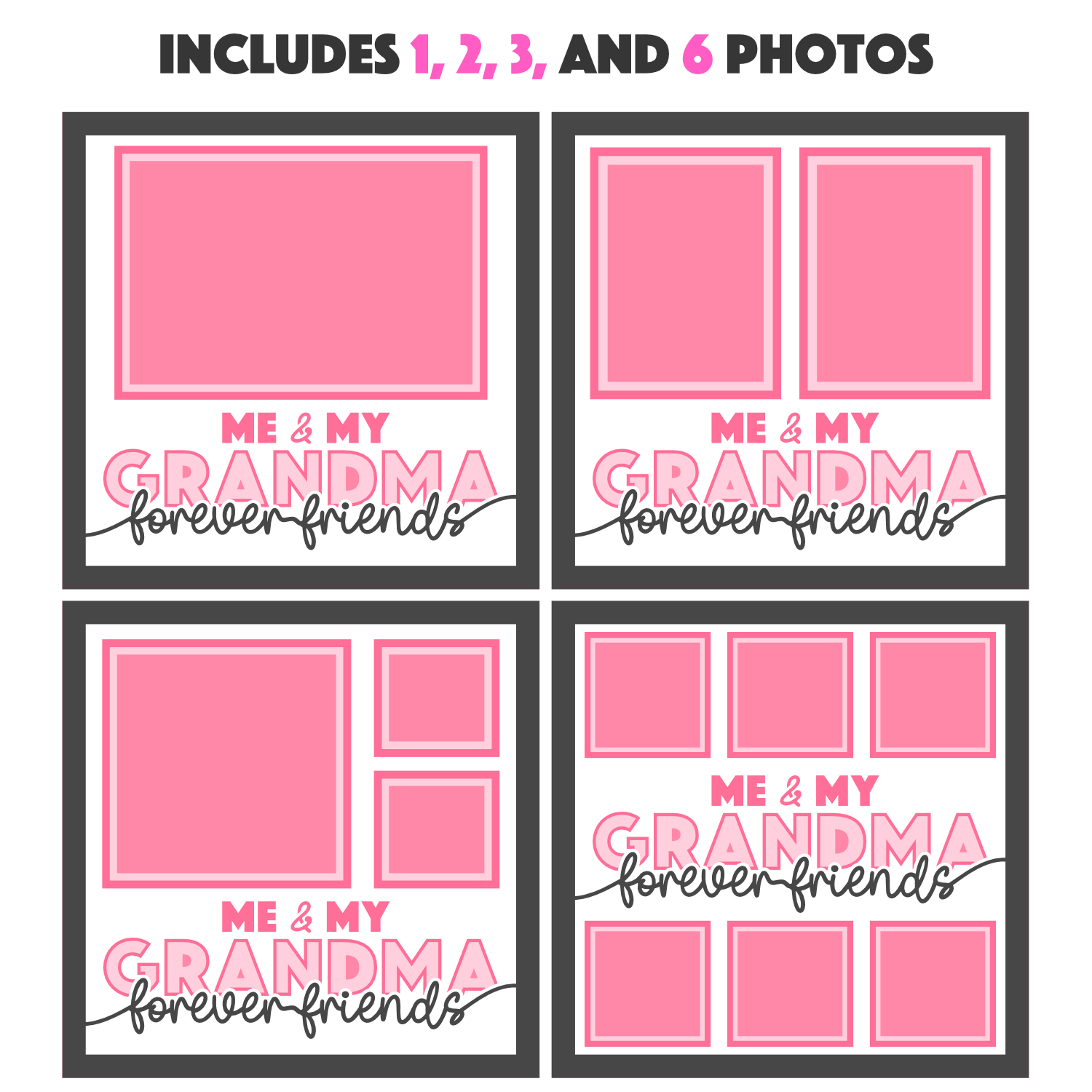 Me and My Grandma Picture Frame Shadow Box Project