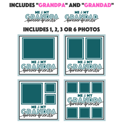 Me and My Grandpa Picture Frame Shadow Box Project