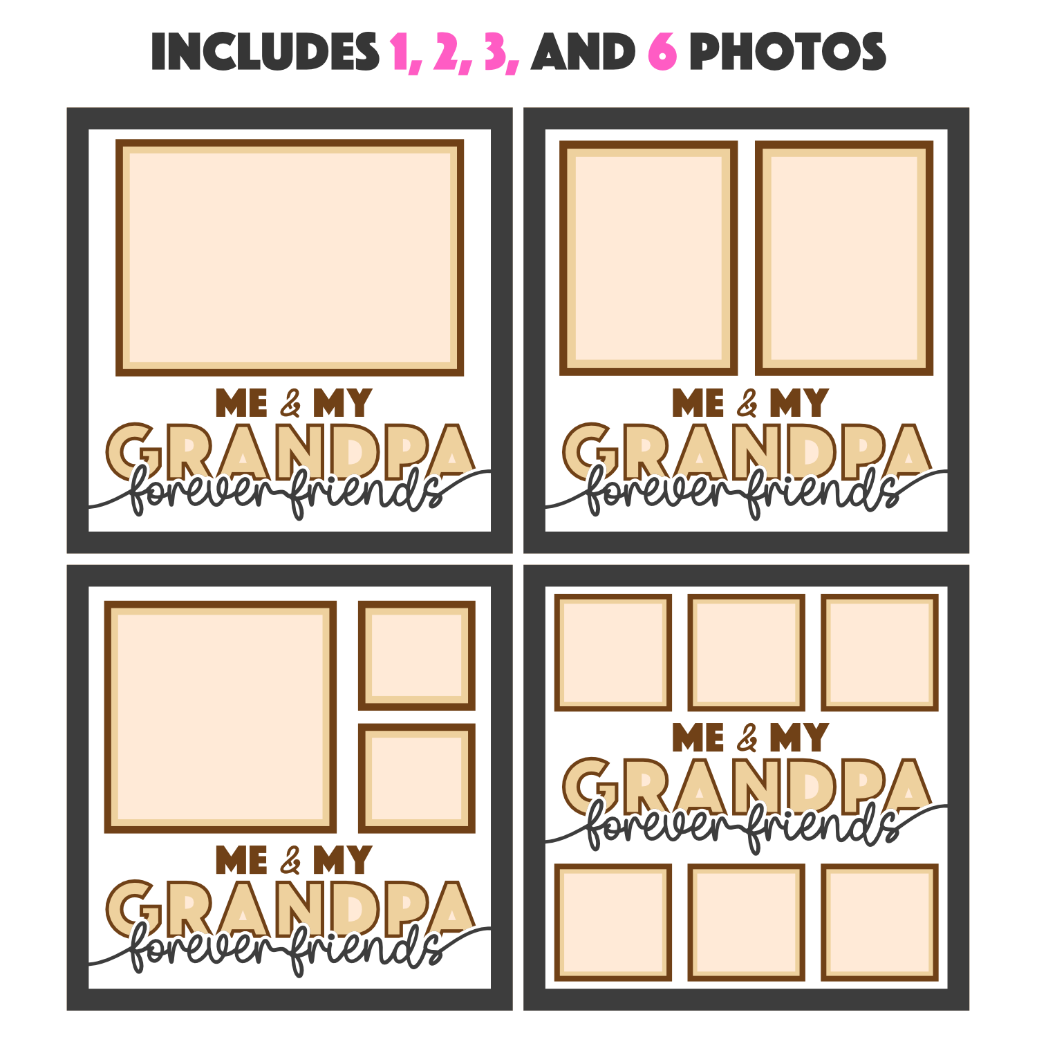 Me and My Grandpa Picture Frame Shadow Box Project