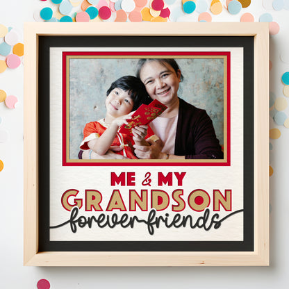 Me and My Grandson(s) Layered SVG Picture Frame Project