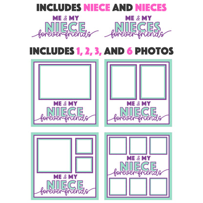 Me and My Niece(s) Picture Frame Layered Shadow Box Project