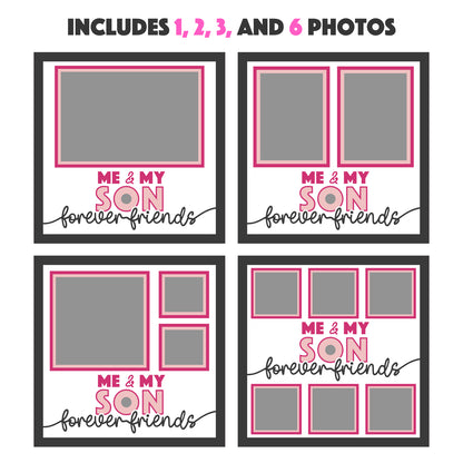 Me and My Son(s) Layered SVG Picture Frame Project