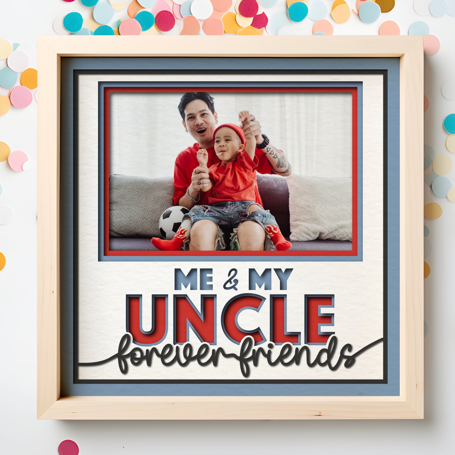 Me and My Uncle Picture Frame Shadow Box Project – CraftyCatSVG