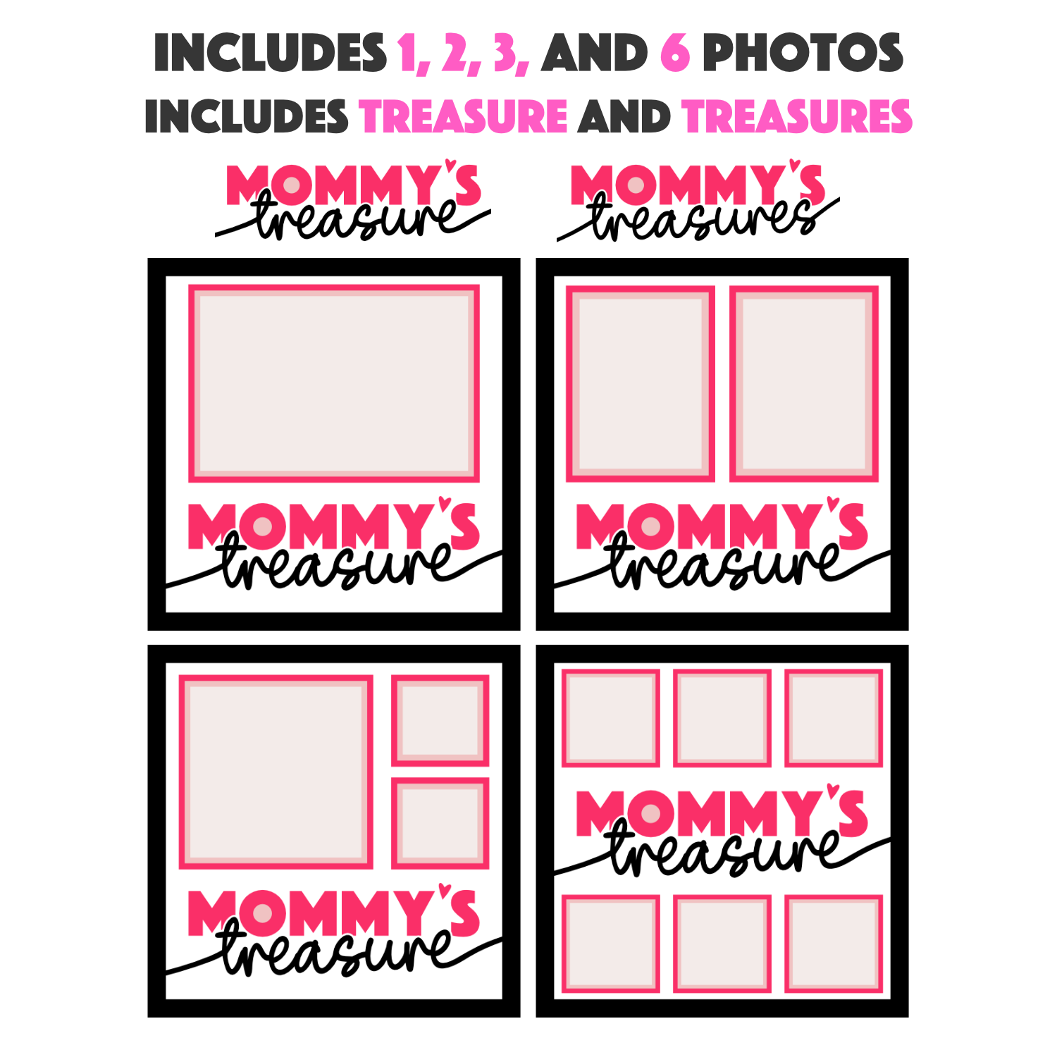Mommy's Treasure(s) Picture Frame Shadow Box Project