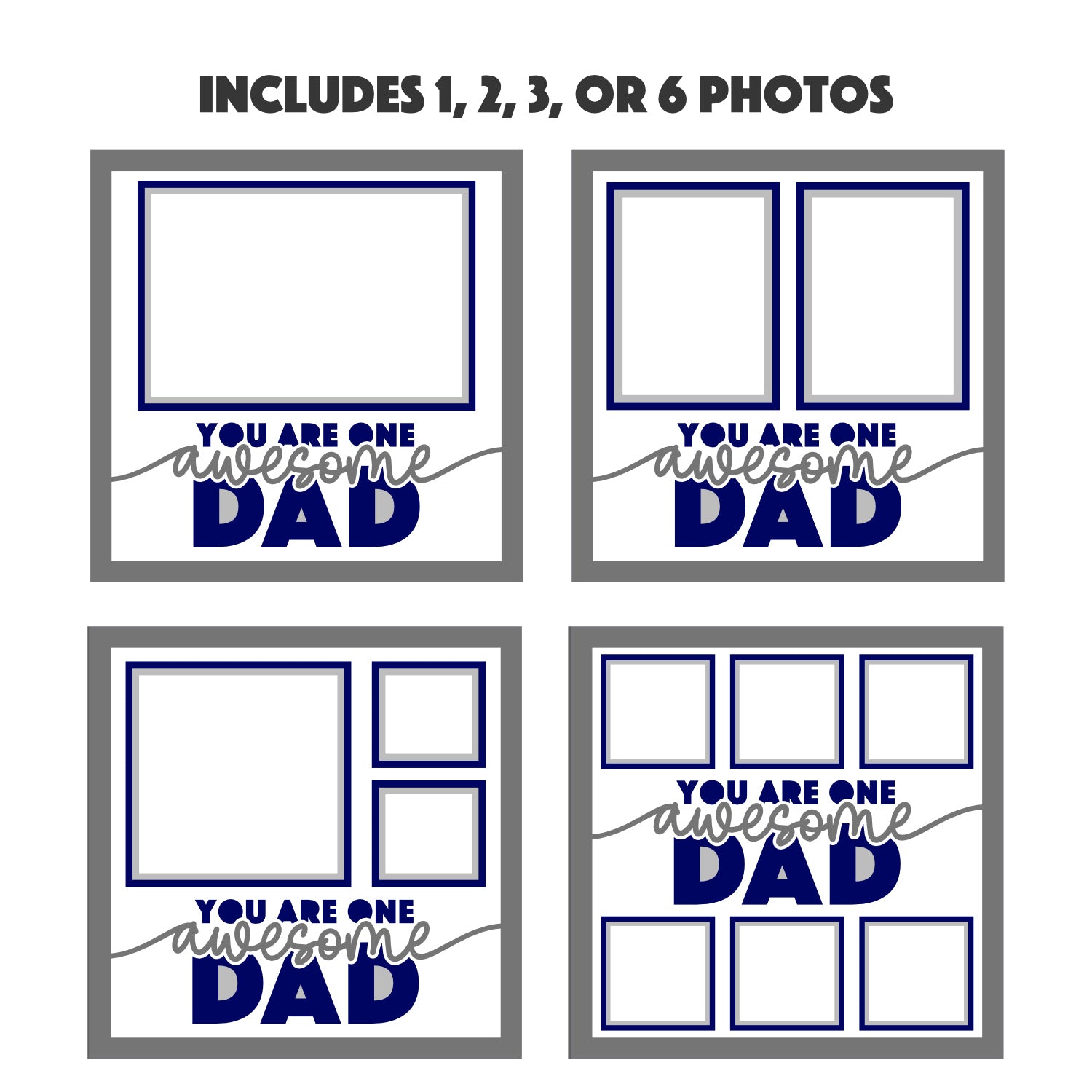 One Awesome Dad Picture Frame Shadow Box Project