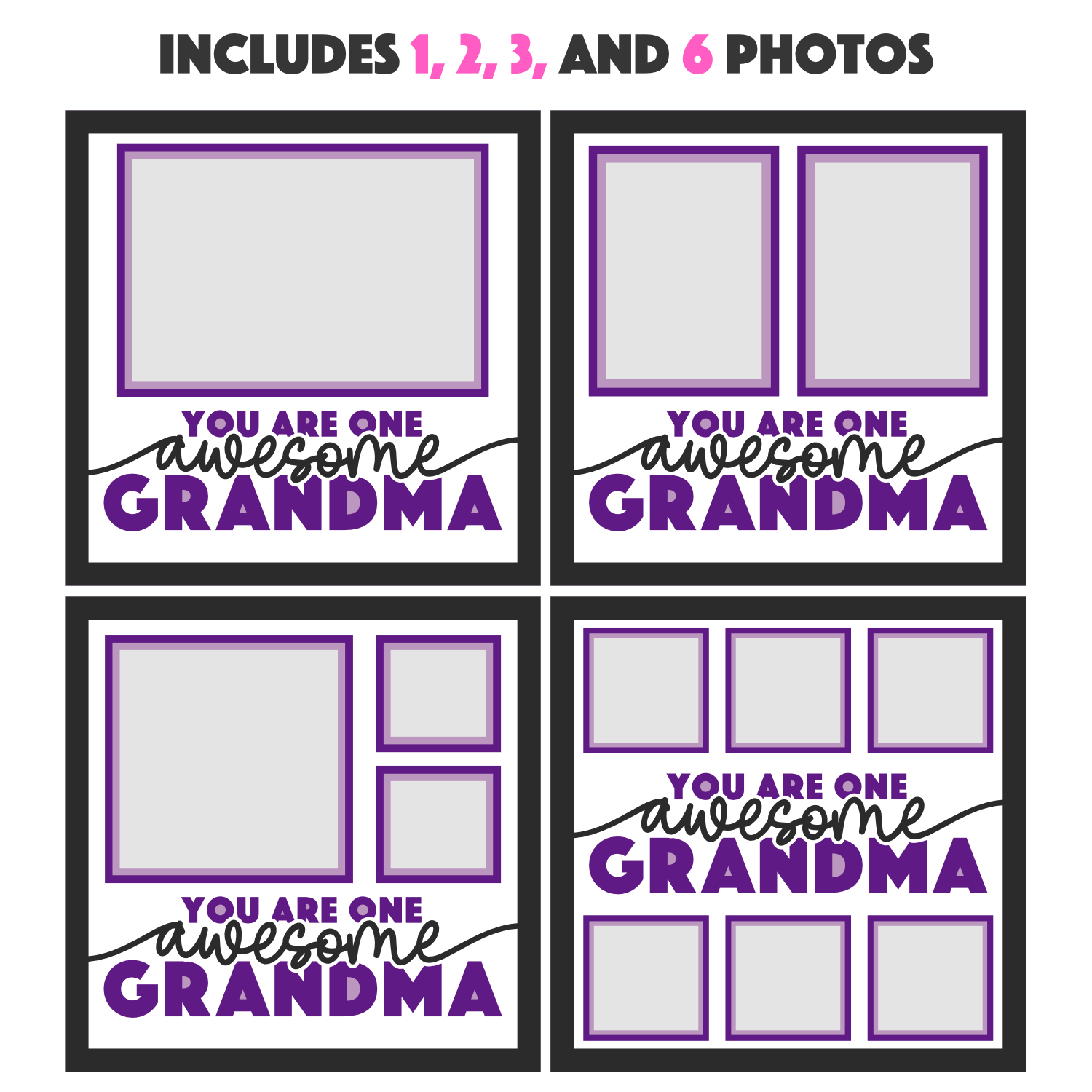 One Awesome Grandma Layered Shadow Box Project