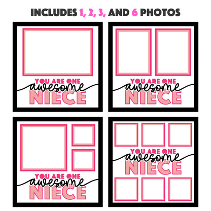 One Awesome Niece Picture Frame Layered Shadow Box Project