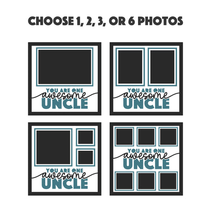 One Awesome Uncle Picture Frame Shadow Box Project