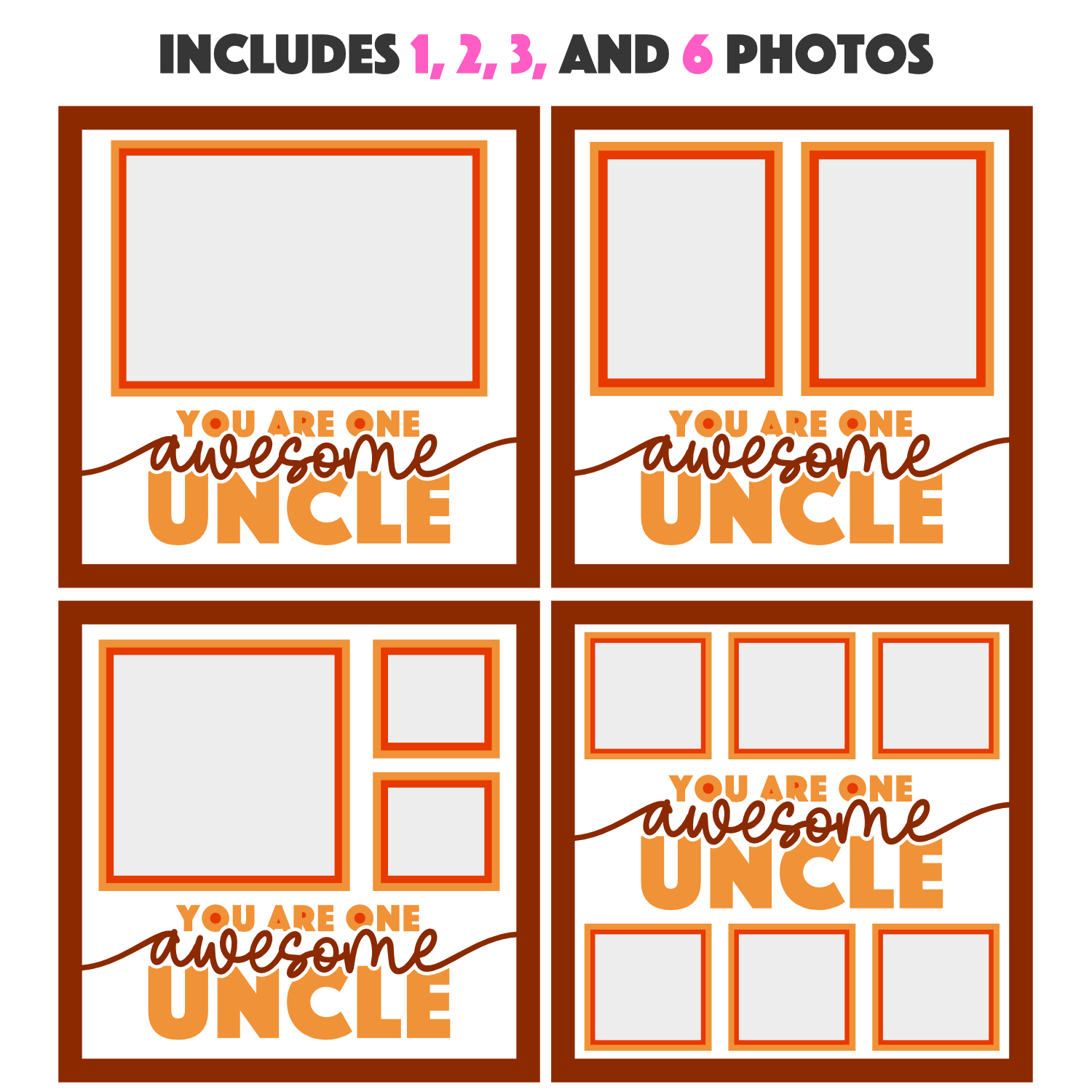 One Awesome Uncle Picture Frame Shadow Box Project