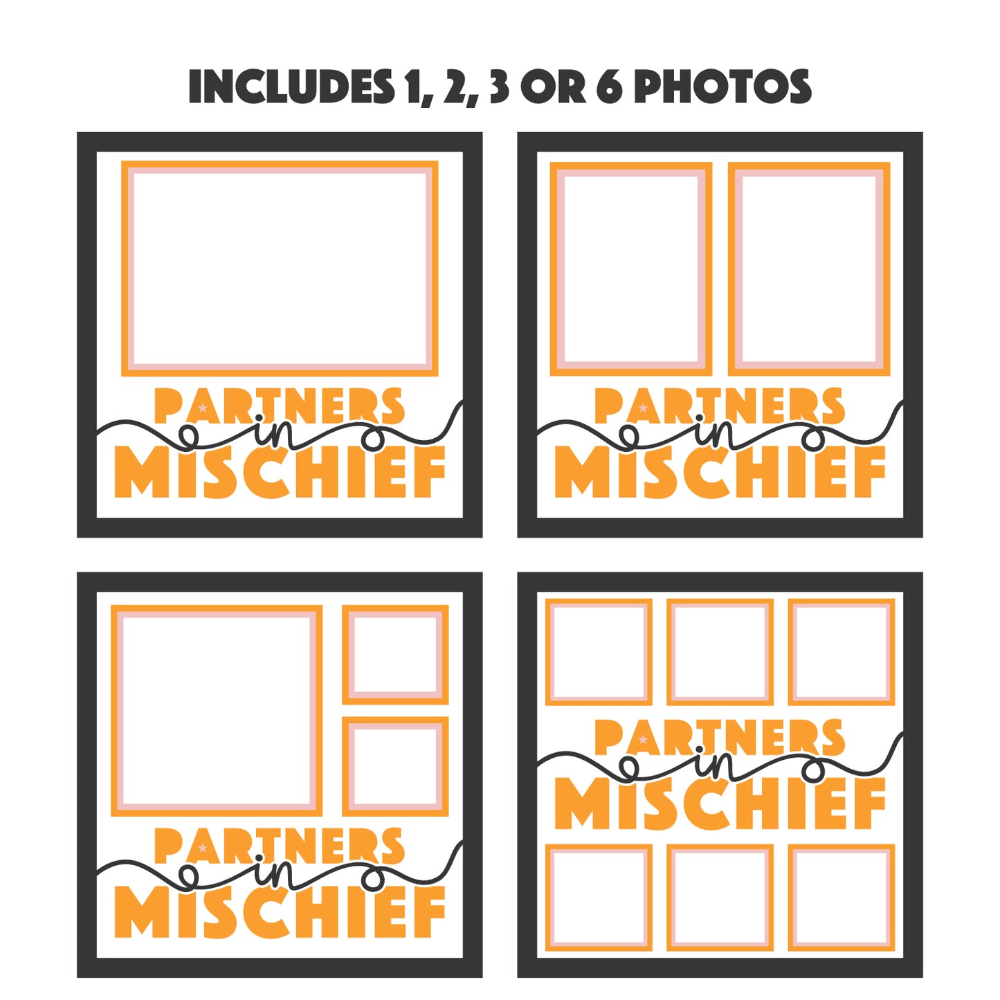 Partners in Mischief Picture Frame Shadow Box Project