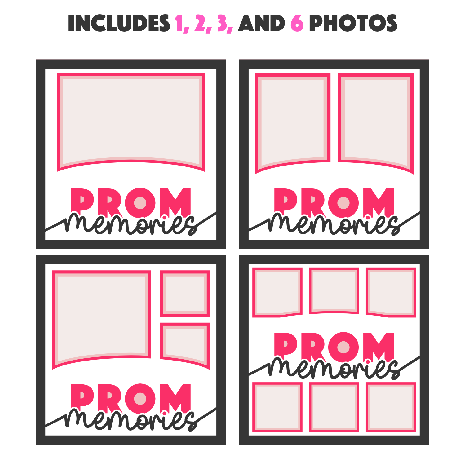 Prom Memories Customizable Picture Frame Layered Shadow Box Project