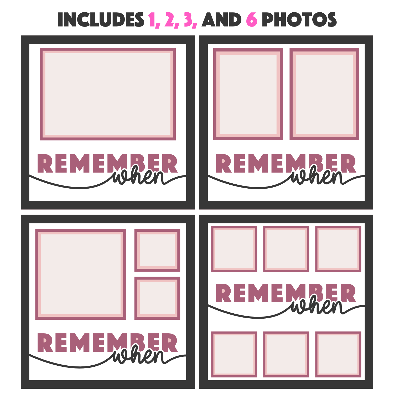 Remember When Memorial Picture Frame Layered Shadow Box Project