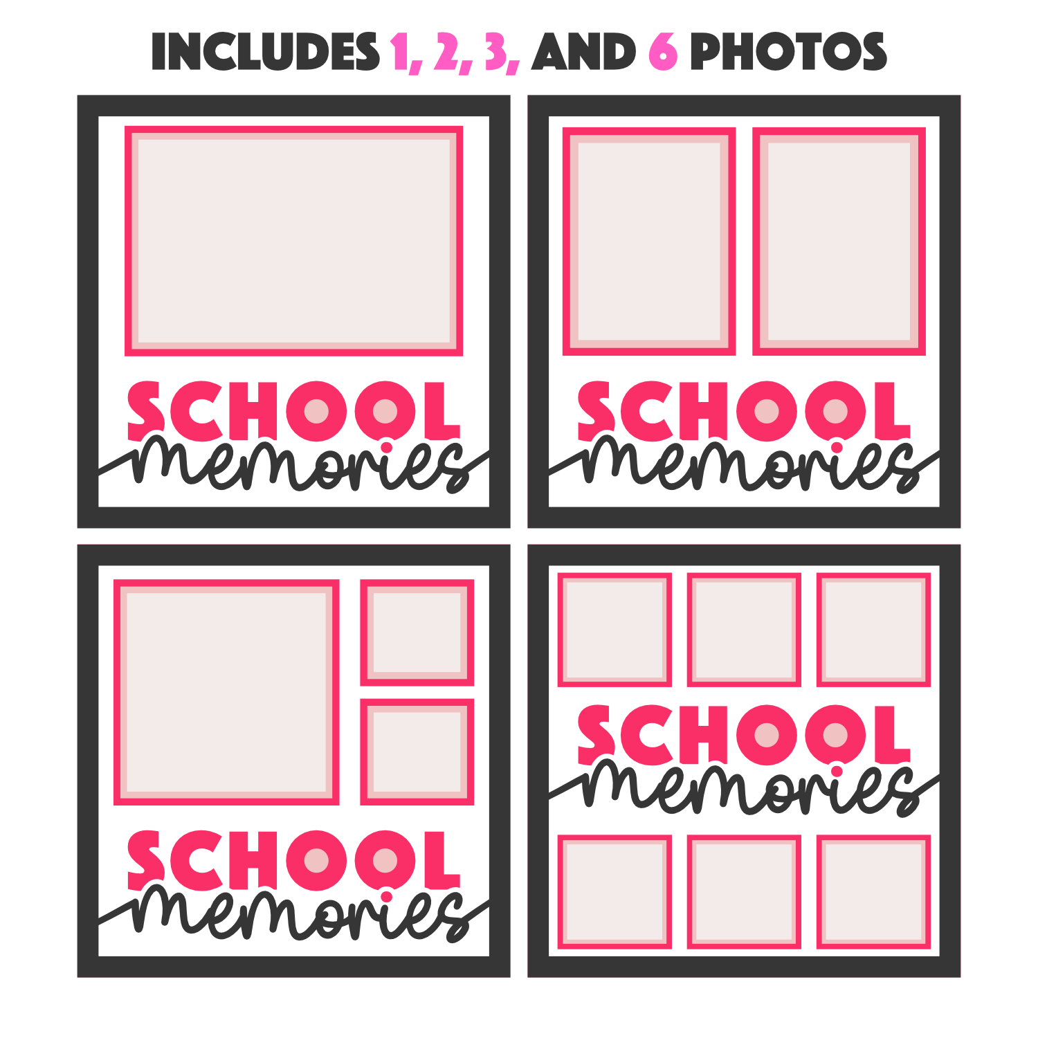 School Memories Picture Frame Layered Shadow Box Project