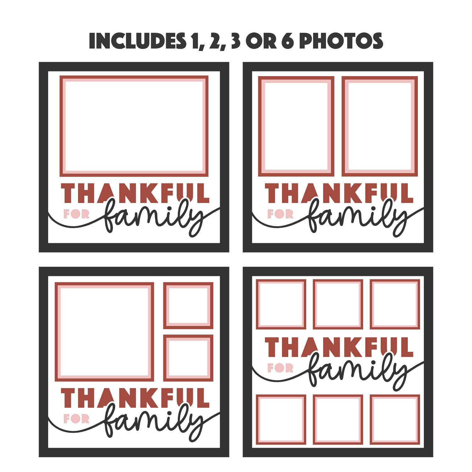 Thankful for Family Picture Frame Shadow Box Project