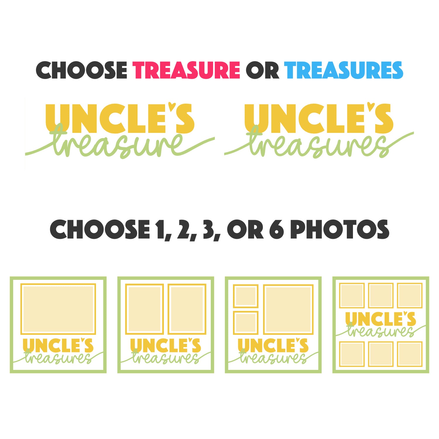 Uncle's Treasures Picture Frame Shadow Box Project