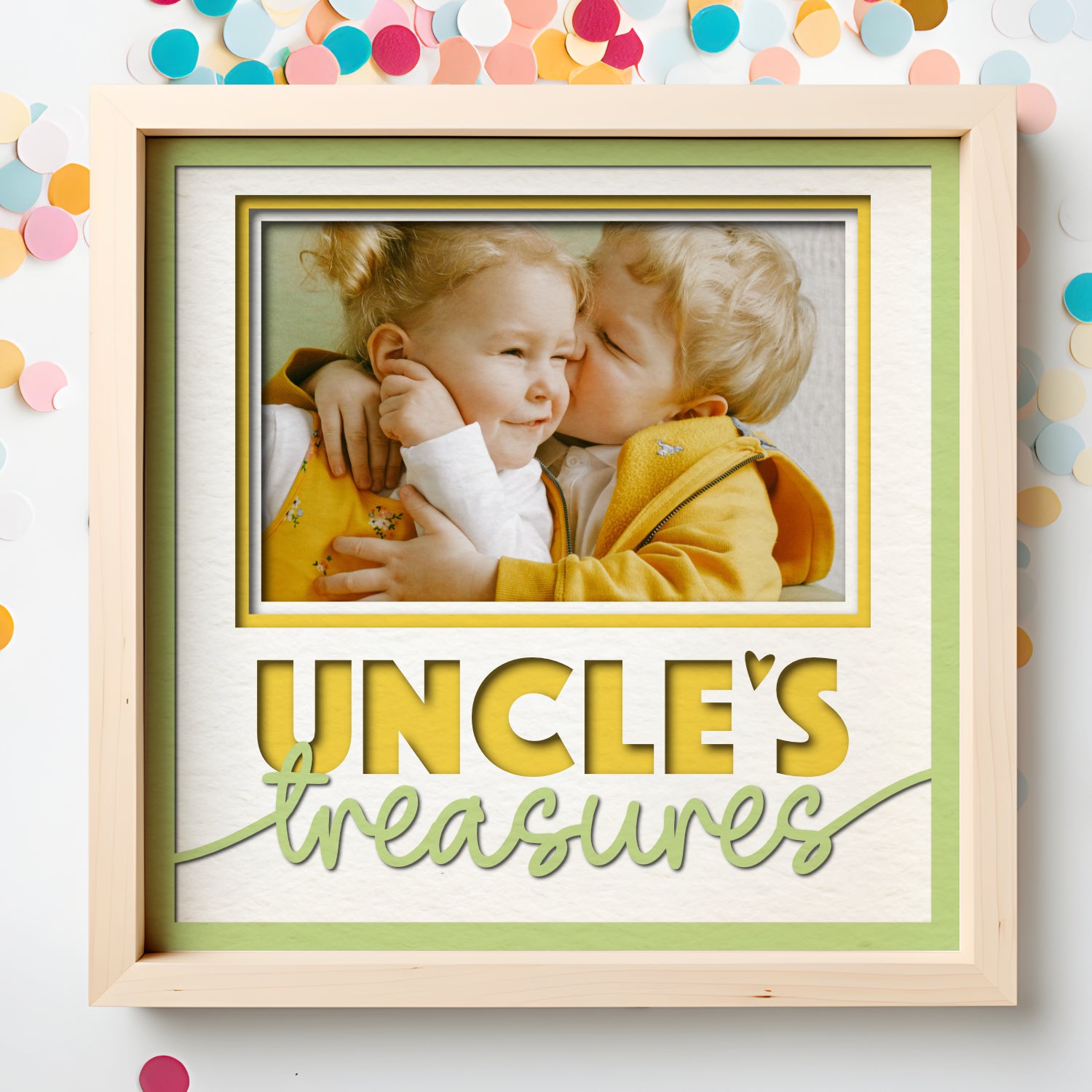 Uncle's Treasures Picture Frame Shadow Box Project