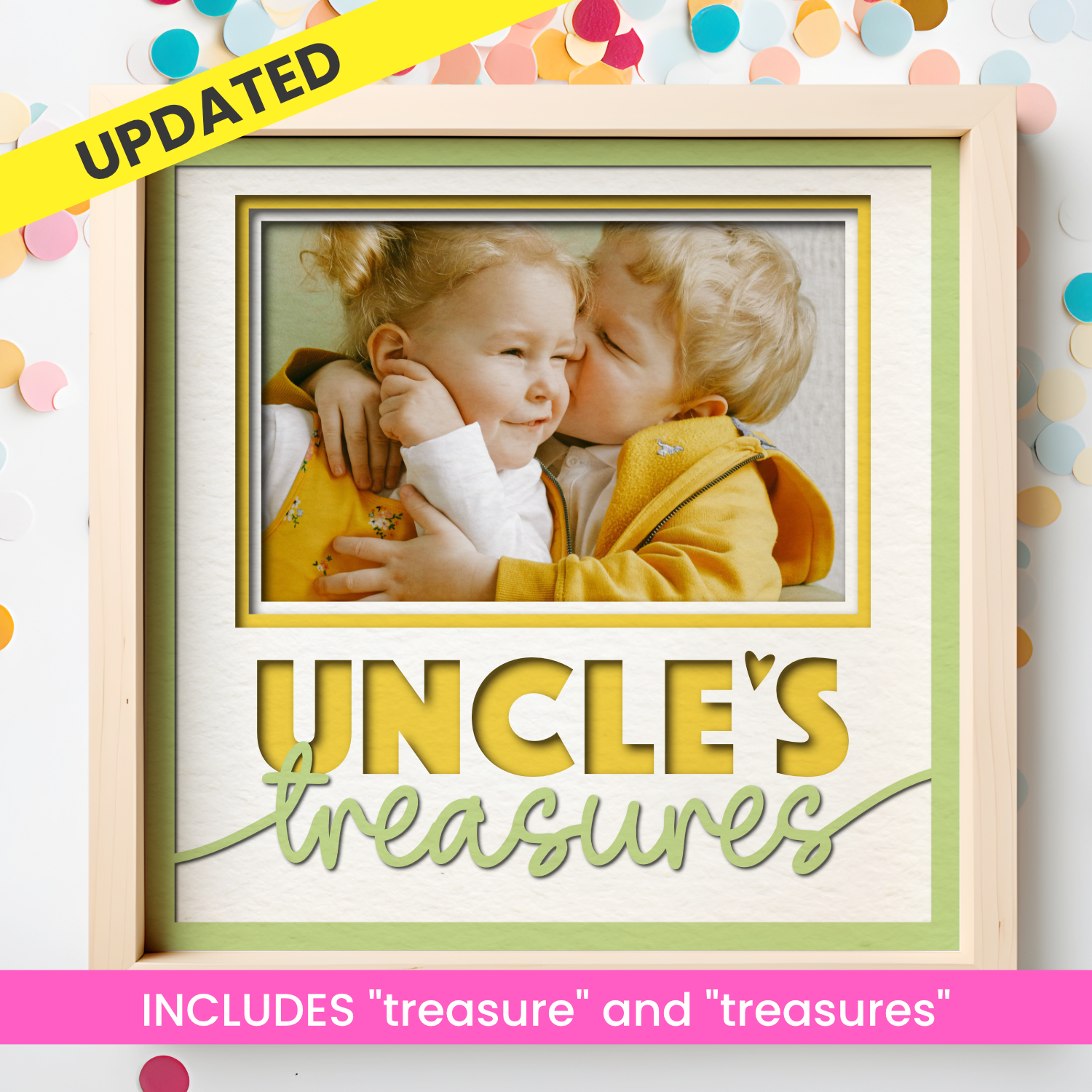 Uncle's Treasures Picture Frame Shadow Box Project