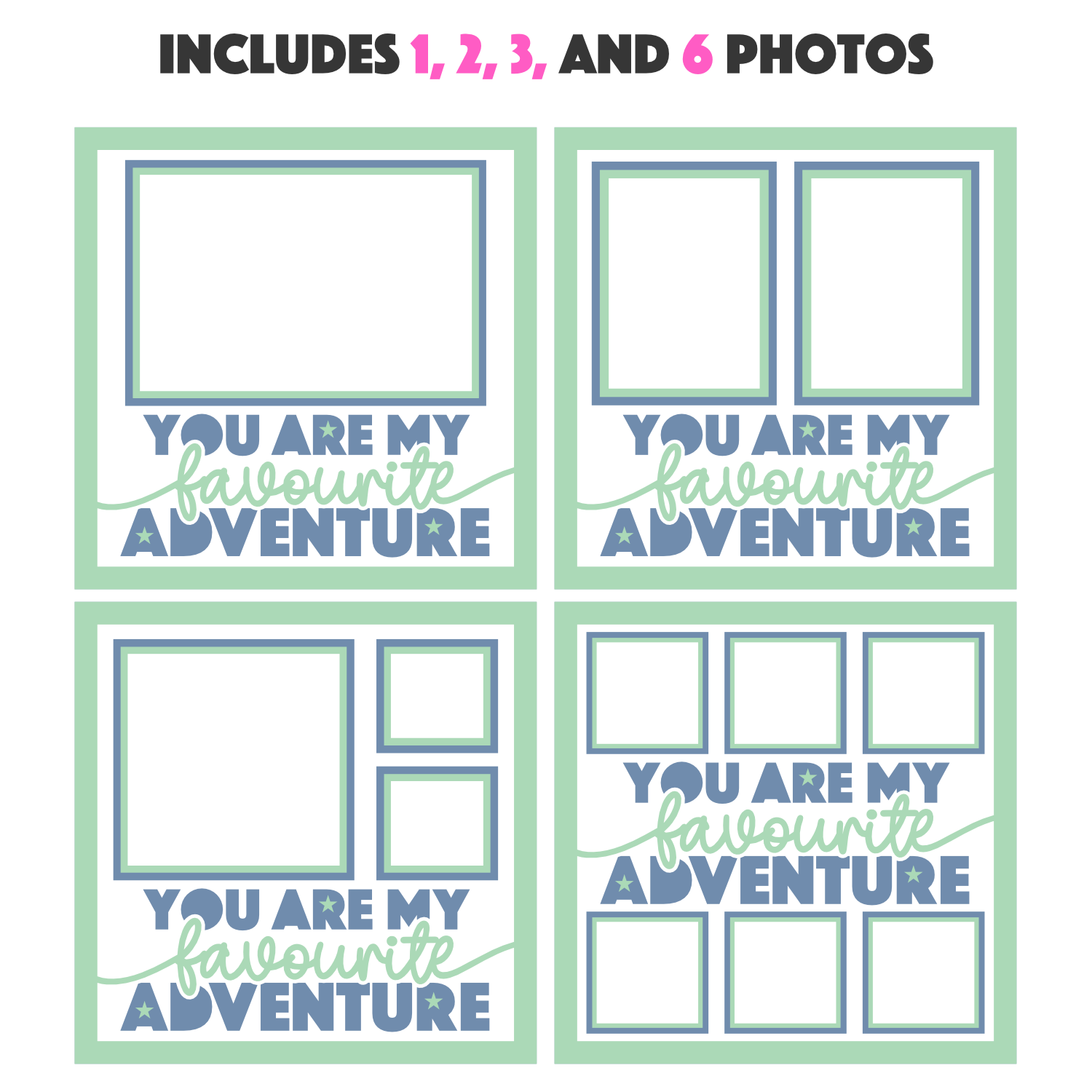 You are My Favourite Adventure Couple Love Layered Shadow Box Project