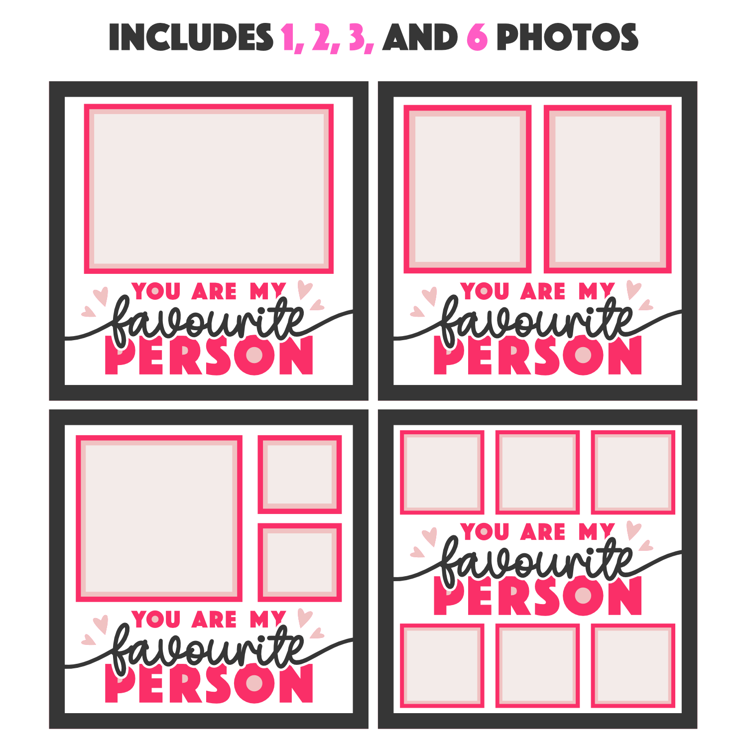 You are My Favourite Person Layered Shadow Box Project