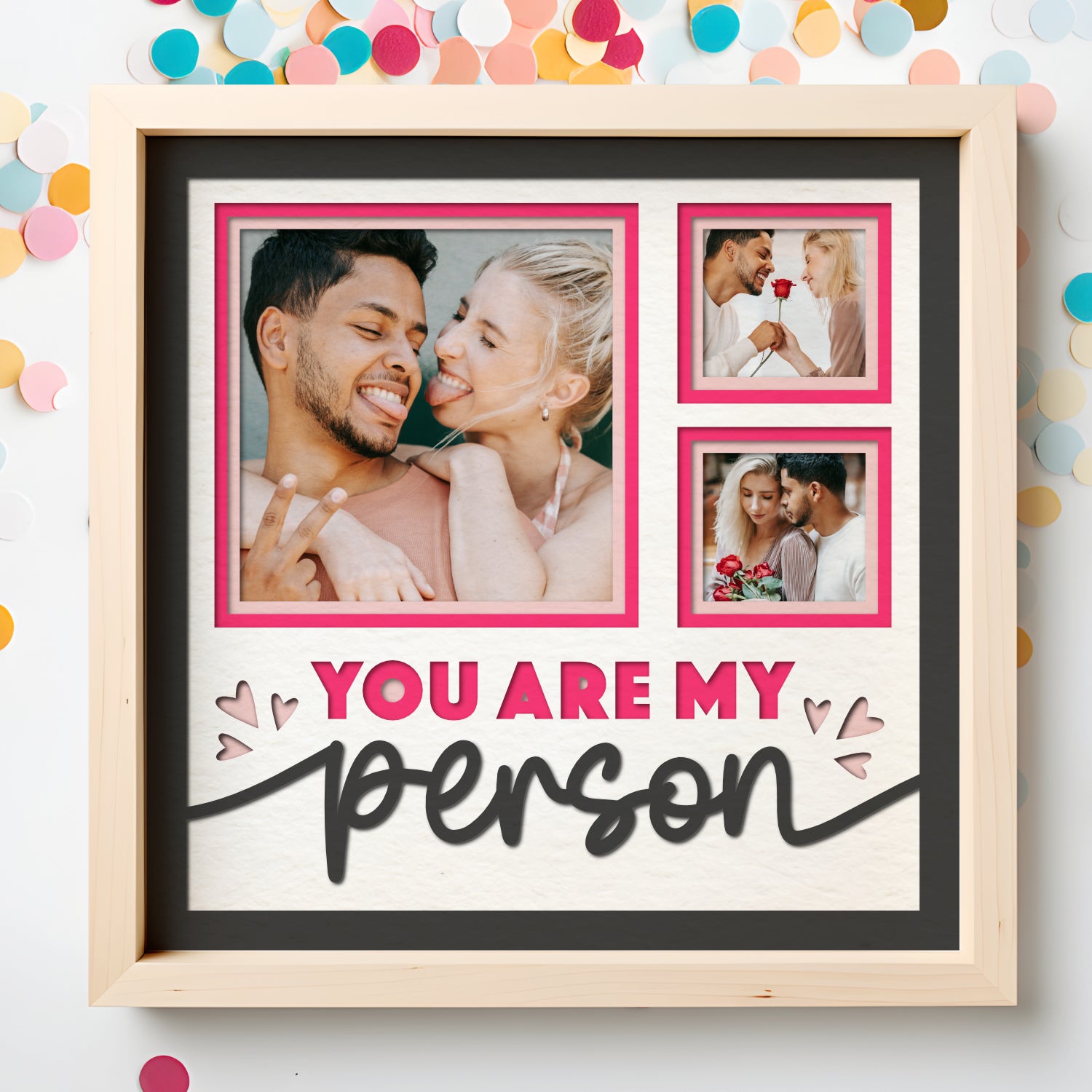 You are My Person Couple Love Layered Shadow Box Project