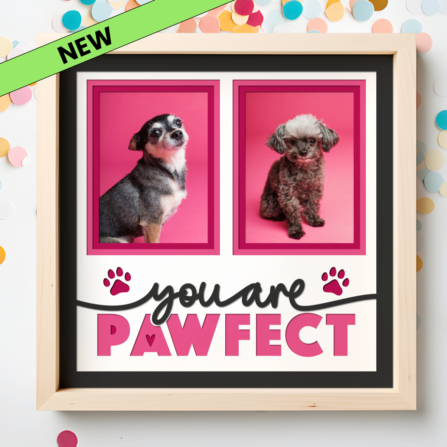 You Are Pawfect Picture Frame SVG Shadow Box Project File